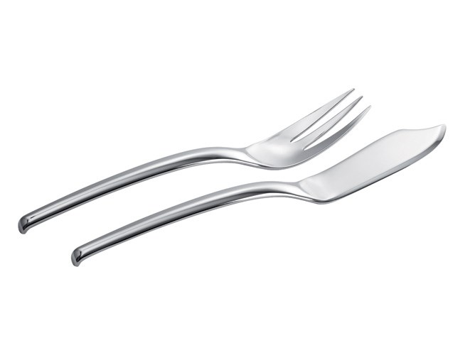 LIVING FISH SERVING FORK AND KNIFE 