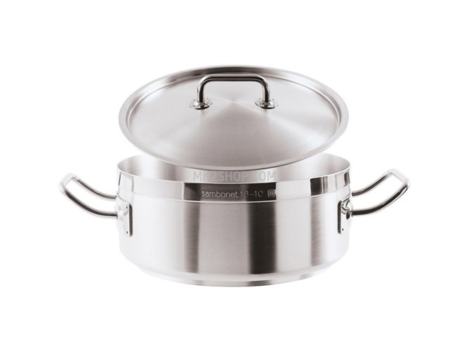 French Omelet Pan + Lid Professionale (51209-24)+(51261-24)