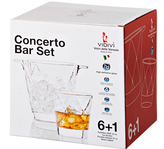 Concerto Set Ice Bucket+Tumblers 