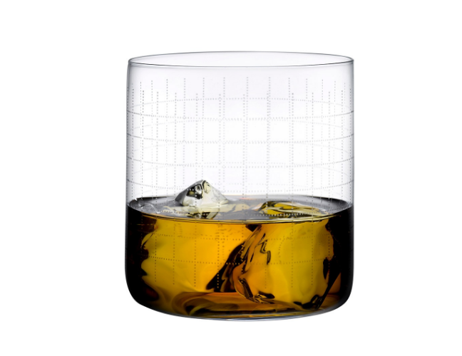 FINESSE GRID WHISKY GLASS